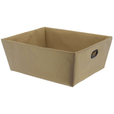 Paniere dressing polyester l32,5xp40xh15 cm - dore - Tendance