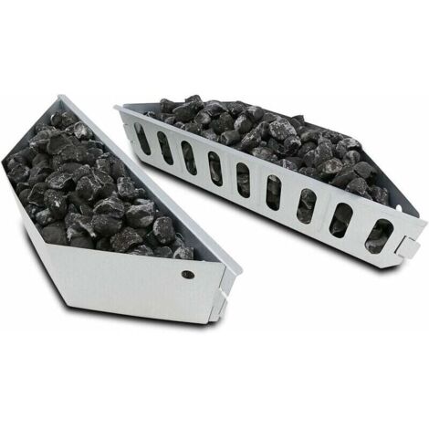 Paniers à Charbon de bois pour Weber 7403, One Touch, Master Touch et tous les autres barbecues à charbon de bois 47 57 67 cm, Char-Basket pour Chaleur directe et Indirecte, Lot de 2