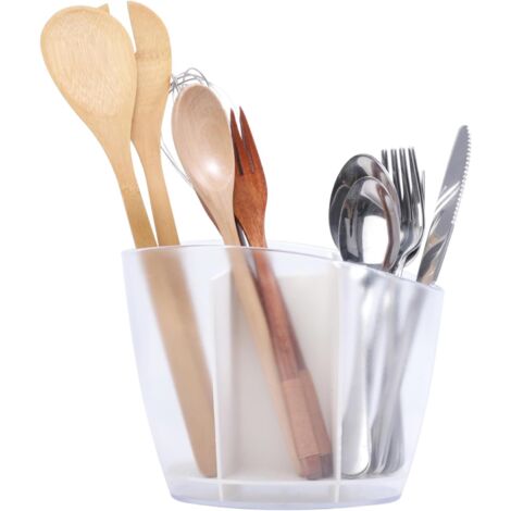 Paniers à couverts, fourchettes, séparateurs d'ustensiles de cuisine, et peuvent également servir de rangement pour l'évier.