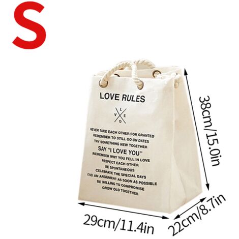paniers à linge panier a linge Laudri – grand panier de rangement pour salle de bain, sacs de rangement à domicile, poignée pour vêtements sales, organisateur de linge,Laundri basket S1 S