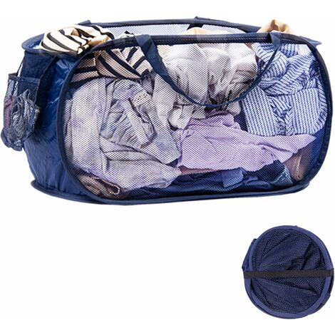 Giantex panier à linge 3 compartiments avec couvercle 110 l panier à linge  avec poignée de transport panier à linge avec sac à linge amovible panier à linge  panier à linge panier