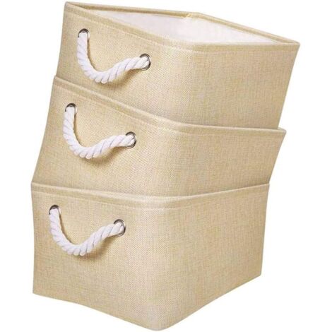 Paniers de rangement en tissu, boîtes de rangement