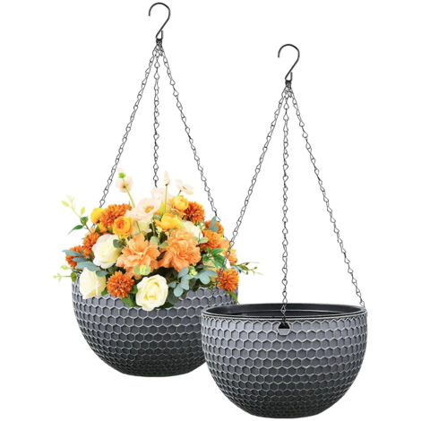 paniers suspendus pour plantes pots de fleurs dextrieur de 21 cm
