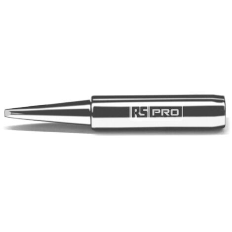Panne de fer à souder RS PRO RS PRO, Ciseau droit, série AT, 1,6 mm, pour Fers et stations de soudage de RS Pro ( Prix pour 1 )