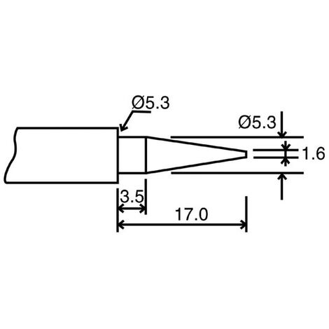 PANNE DE RECHANGE POINTE 1 POUR VTSSC10N-20N-30N VELLEMAN BITC10N1