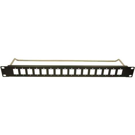 Panneau 1U, Noir 16 ( Prix pour 1 )