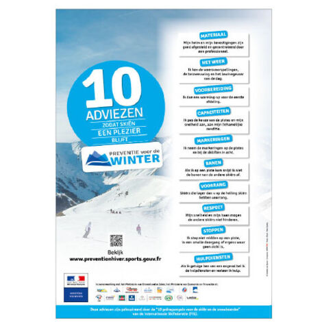 PANNEAU 3 CONSEILS POUR LA MONTAGNE (H0361) - Adhésif - 75 x 105 mm