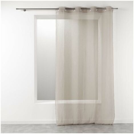 Panneau à oeillets Telma - L 240 x l 140 cm - Taupe - Livraison gratuite
