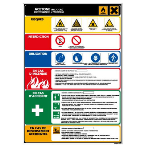 Panneau ACETONE (C0780) - Aluminium 2 mm - 210 x 300 mm