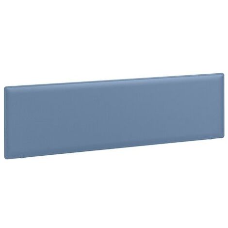 Panneau acoustique L 160 cm pour bureaux droits - Arch gris bleu - fixation anthracite - Maxiburo