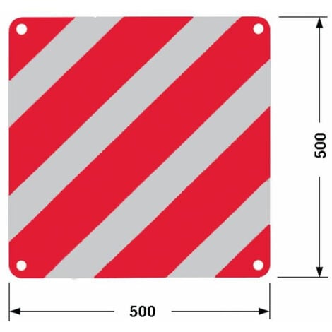 Panneau aluminium réfléchissant hors gabarit 500x500