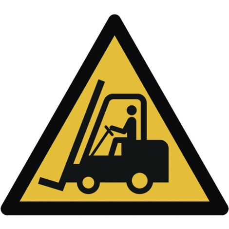 Panneau, avec pictogramme : ZONE DE CHARIOTS ELEVATEURS ( Prix pour 1 )