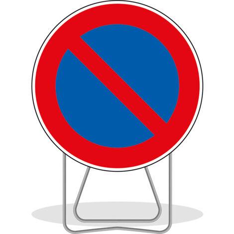 PANNEAU BK6A1 INTERDIT DE STATIONNER. 650MM T1 NADIA SIGNALISATION N002BK6A1650CLT1PS