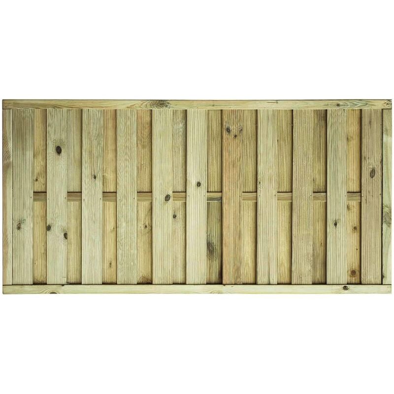 Iperbriko - Panneau brise-vent 90x180 cm en bois imprégné Lilo