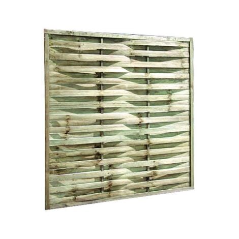 Panneau brise-vent carre' en pin impre'gne' cm.180x180h pour terrasse de jardin