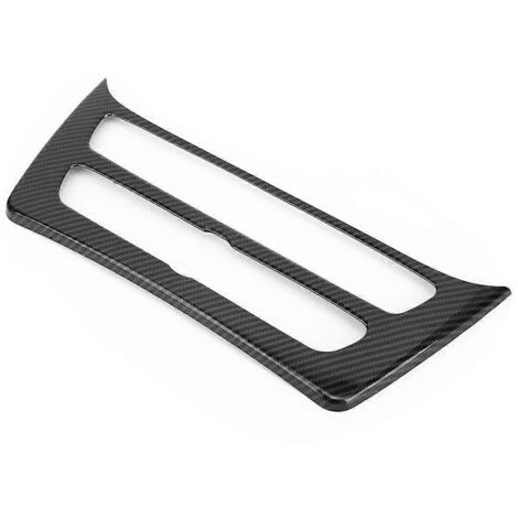 Panneau central fibre de carbone pour Mercedes Classe G W463 G500 2019-2020, cadre garniture motif carbone, accessoire intérieur élégant et sportif.