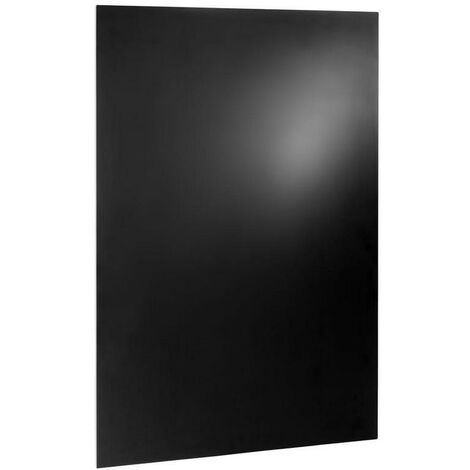 Panneau chauffant mural infrarouge 800 W en saillie 1200 x 600 mm noir