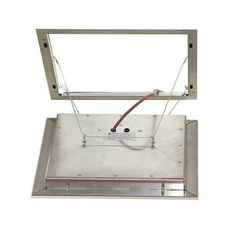 Panneau chauffant plafond infrarouge à encastrer 220 W, 350 x 350 x 42 mm
