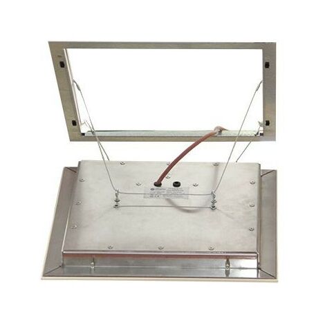 Panneau chauffant plafond infrarouge à encastrer 770 W, 618 x 618 x 42 mm