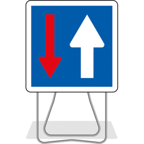 PANNEAU CK18 CIRCULATION ALTERNEE PRIORITAIRE 700MM T1 NADIA SIGNALISATION -N002CK18500CLT1PS