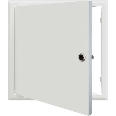Panneau d'Accès Blanc 30 x 30 cm Acier CFW931763