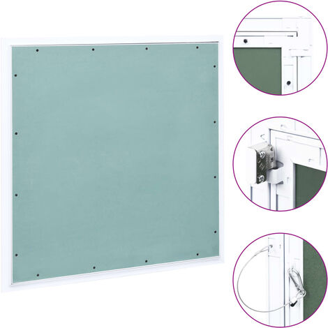 Panneau d'accès Cadre en aluminium plaque de plâtre 600x600 mm