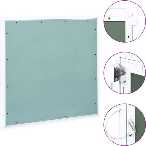 Panneau d'accès Cadre en aluminium plaque de plâtre 700x700 mm
