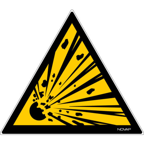 Panneau Danger d'explosion - Rigide Triangle 300mm - 4200040