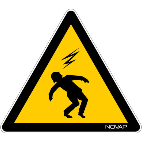 Panneau Danger éléctrocution - Rigide Triangle 100mm - 4180151