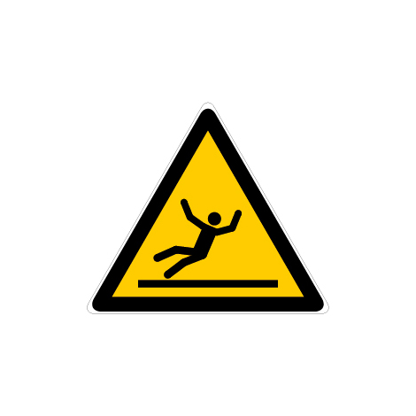 Panneau Danger sol glissant - Rigide Triangle 100mm - 4180250