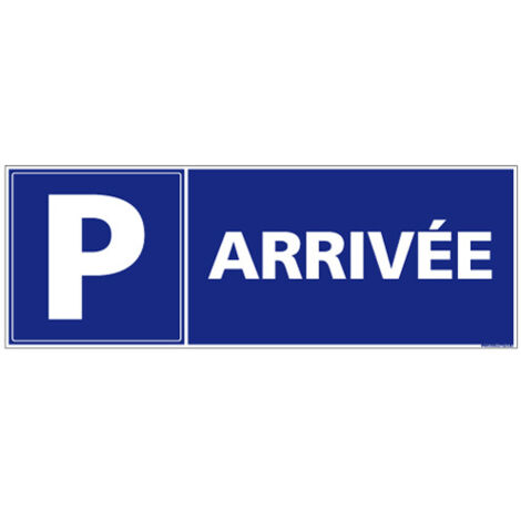 PANNEAU D'ARRIVEE (L0706) - Adhésif - 210 x 75 mm