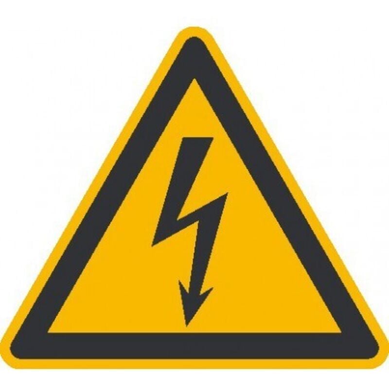 Panneau d'avertissement Avertissement des risques électriques - 25mm - autocollants - 44 unités