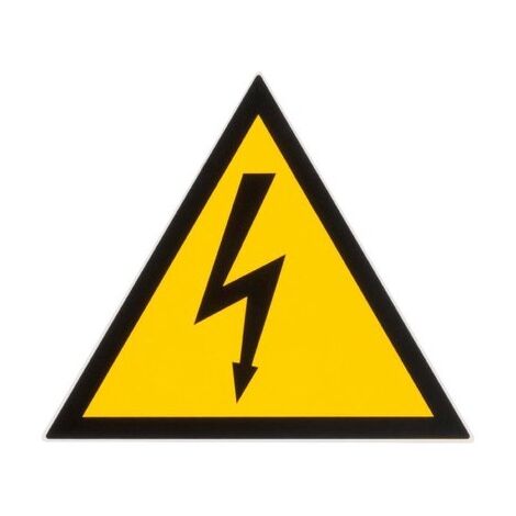 Panneau d'avertissement - danger électrique - 100mm - Novap - Klauke