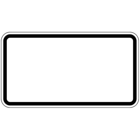Panneau d'avertissement et d'information, feuille type RA 2 - 231x420mm RAL2