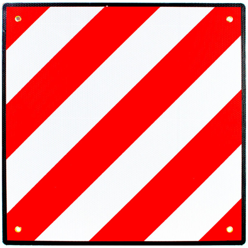 Einfeben - Panneau d'avertissement Panneau signalisation 2in1 Italie et Espagne vélo camping