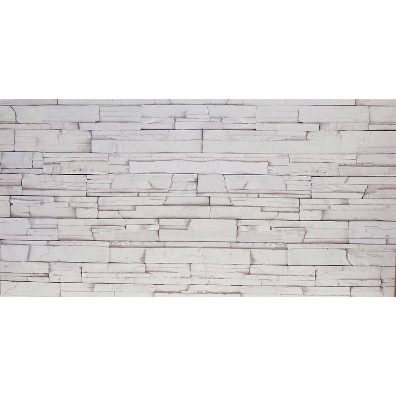 Panneau décoratif 50x100 cm dis. pièces en pierre : 15 - Salon