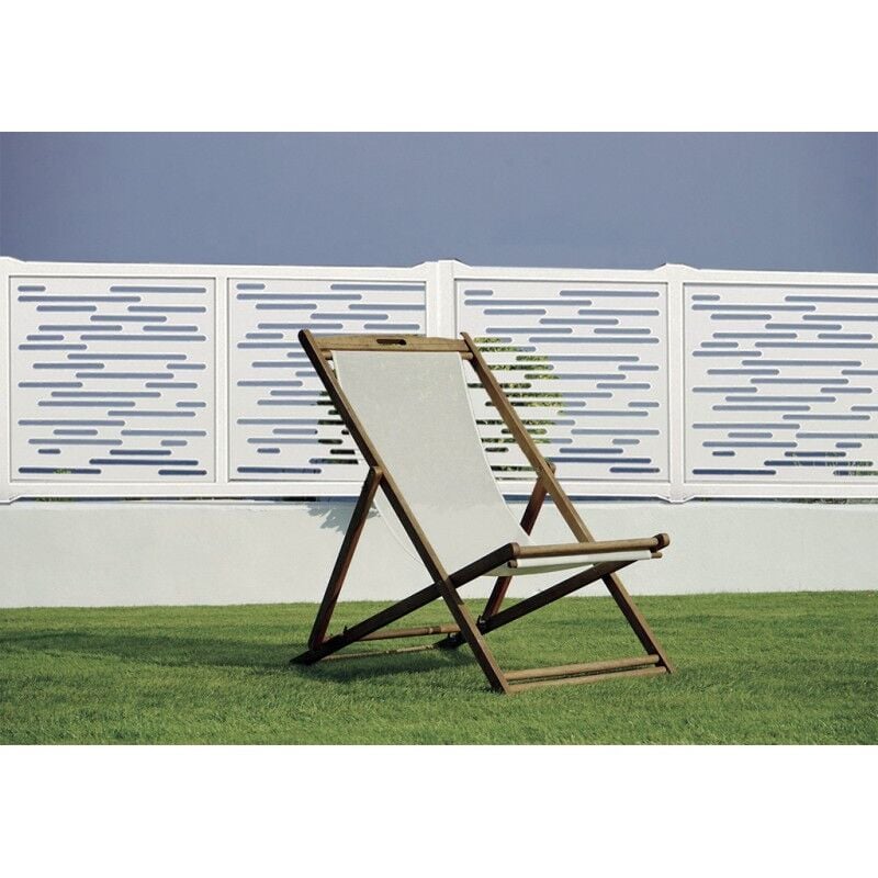 Panneau décoratif Nautic rouille - 1 m carré en résine polypropylène - fixé au mur - Nortene