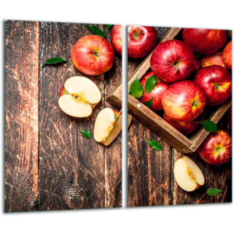 Panneau  dcouper en verre 2x 30x52 bois