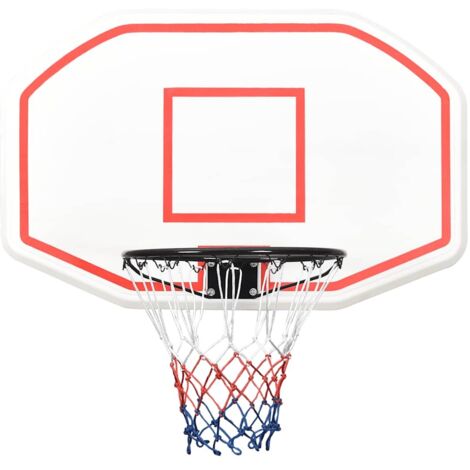 Panneau de basket-ball Blanc 109x71x3 cm Polyéthylène CFW37695