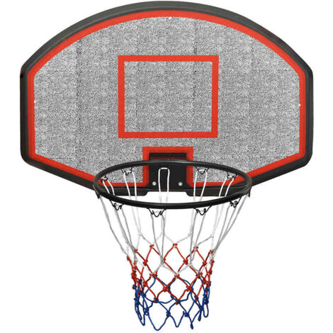 Panneau de basket-ball Noir 90x60x2 cm Polyéthylène CFW99966