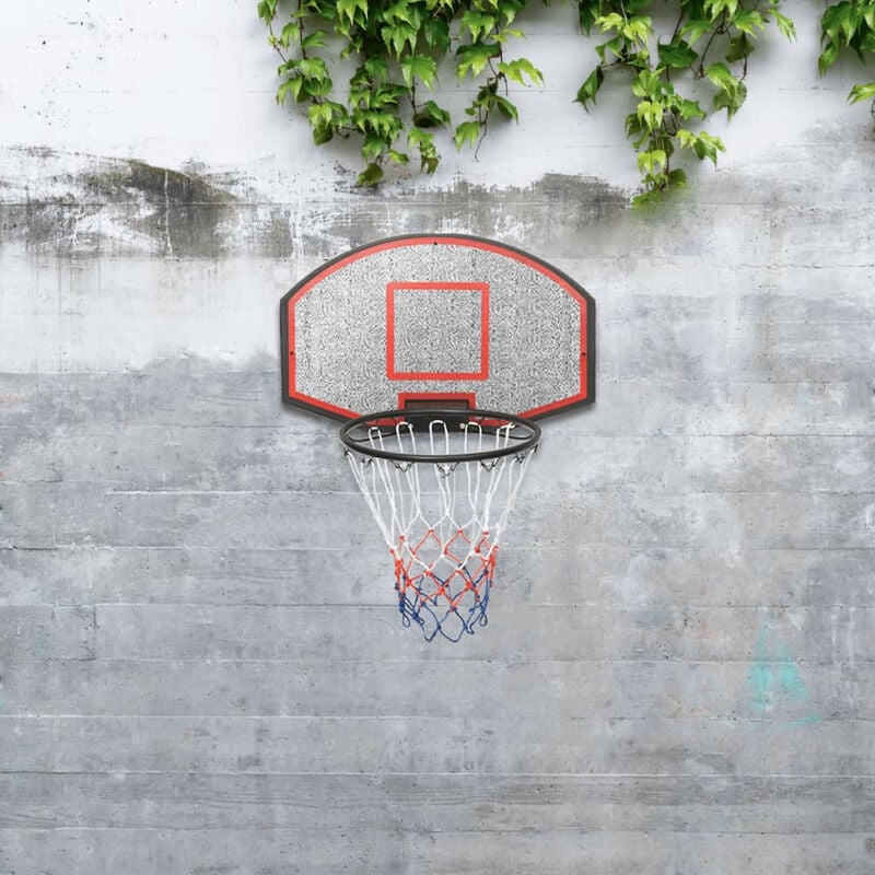 Vidaxl - Panneau de basket-ball Noir,71x45x2 cm,Polyéthylène