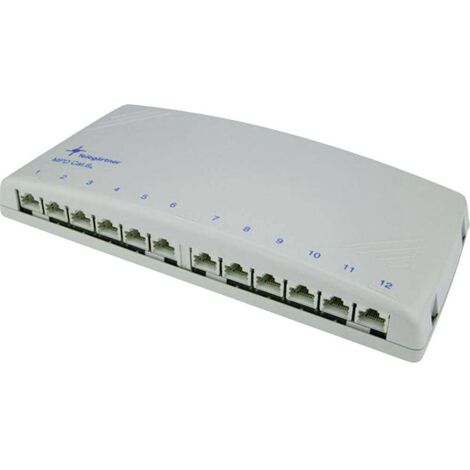 Panneau de brassage 12 ports Telegärtner 100006997 CAT 6a 1 UH W70089