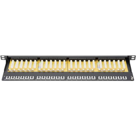 Panneau de brassage 24 ports Digitus DN-91624U-SL-SH CAT 6 0.5 UH X98636