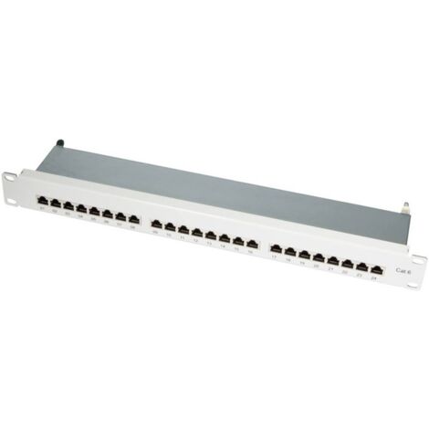 Panneau de brassage 24 ports LogiLink NP0040 CAT 6 1 UH R05241