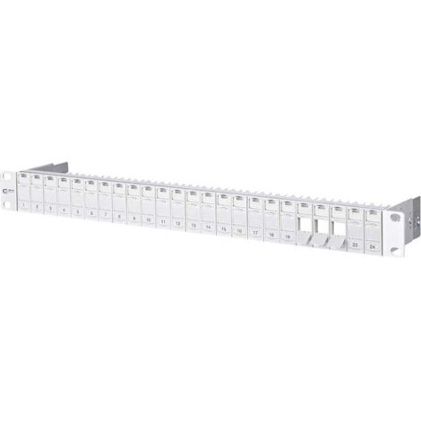 Panneau de brassage 24 ports Metz Connect 130920-00-E non équipé 1 UH R02701