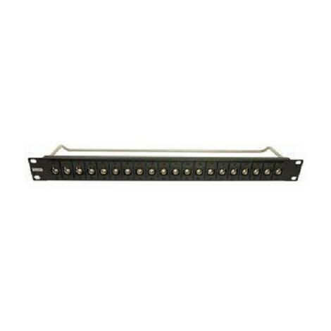 Panneau de brassage BNC Rack à ressort 20 Ports, Hauteur 1U ( Prix pour 1 )