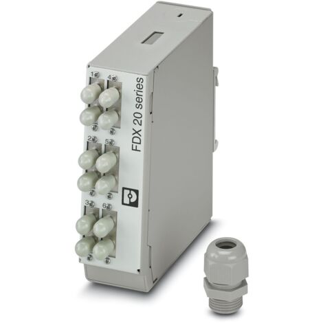 Panneau de brassage Phoenix Contact 3 raccords ST Duplex Multimode ( Prix pour 1 )