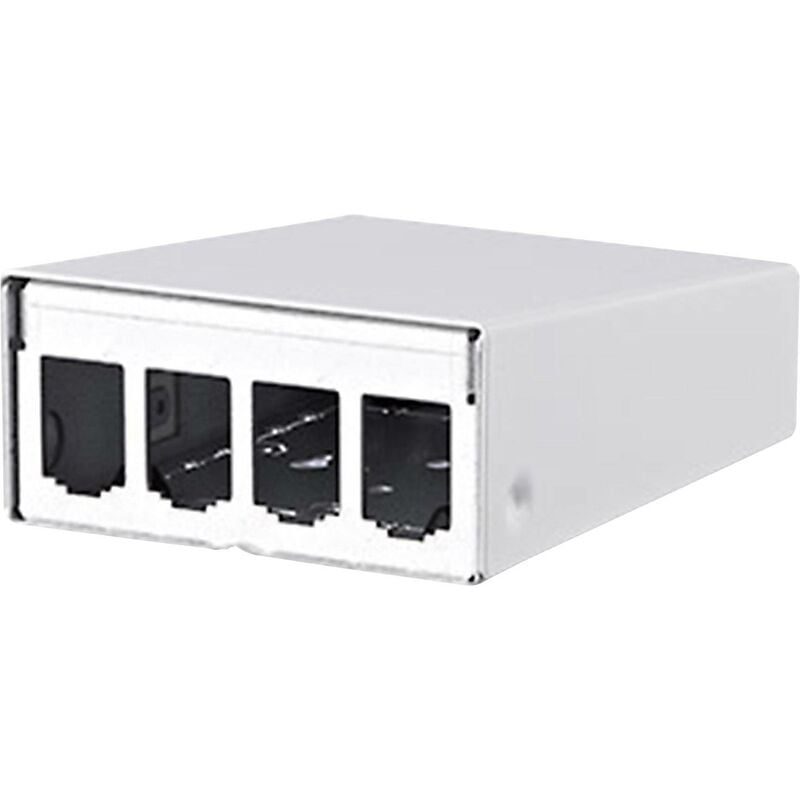 Panneau de brassage 4 ports Metz Connect 130861-0402-E non équipé 1 UH R07061