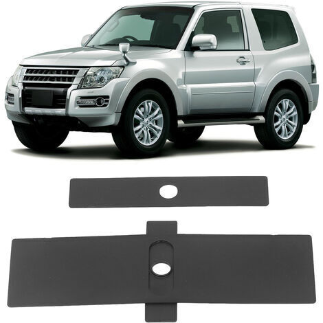 Panneau de Changement de Voiture Cache-poussière 2 Pièces Panneau de Levier de Changement de Vitesse Bande de Garniture 8015A066 Remplacement pour Pajero V93 V80 V87 V97 Autres pièce de rechan