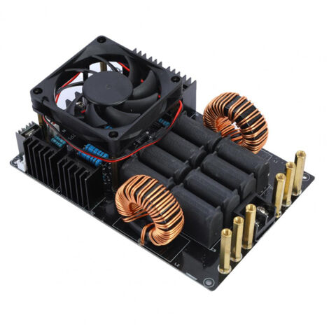 Panneau de chauffage par induction 1000 W 50 A DC 12-40 V ZVS Module d'alimentation basse tension Flyback Driver chauffage bobine Tesla pour bricolage petites pièces traitement thermique
